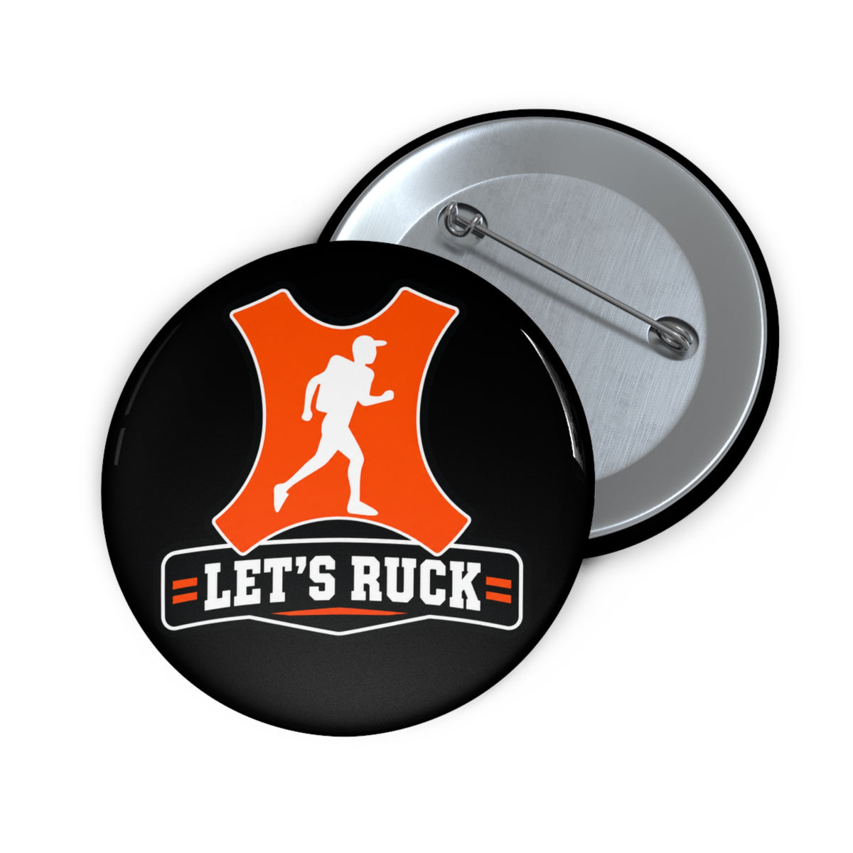 Let's Ruck Pin Button | Ruck Buddy Rucking Badge